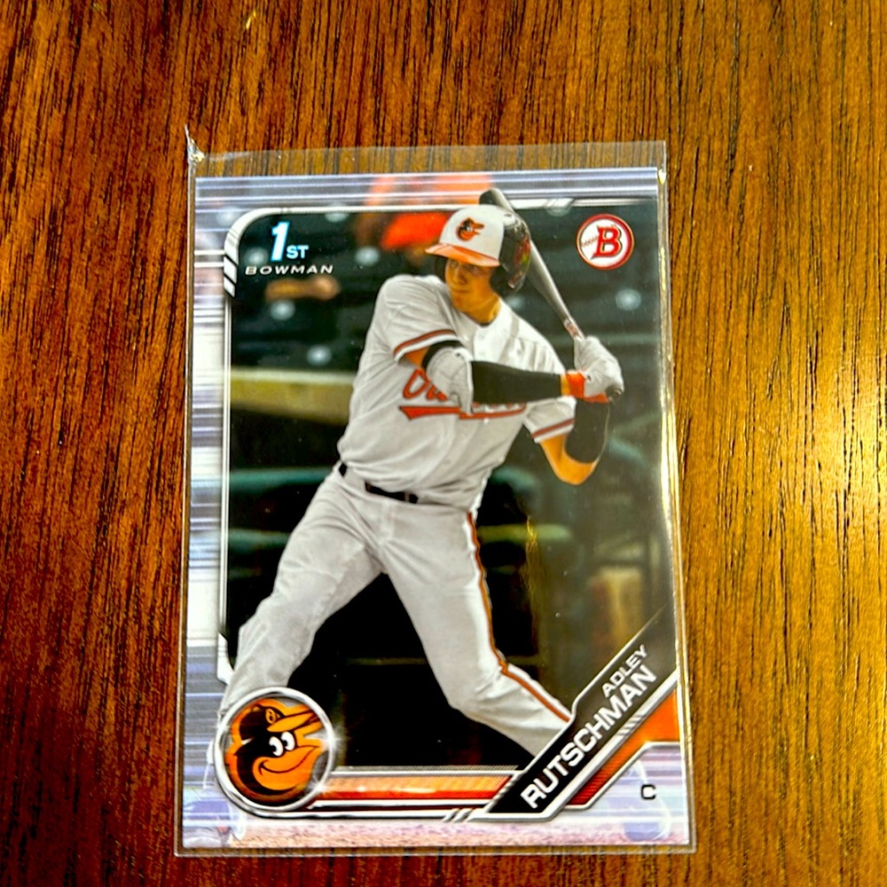 2019 Bowman Draft - Chrome Batting 1st #BDC-1 Adley Rutschman (RC) Orioles